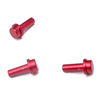 OEM/ODM CNC Tirando perno de aluminio rojo anodizado